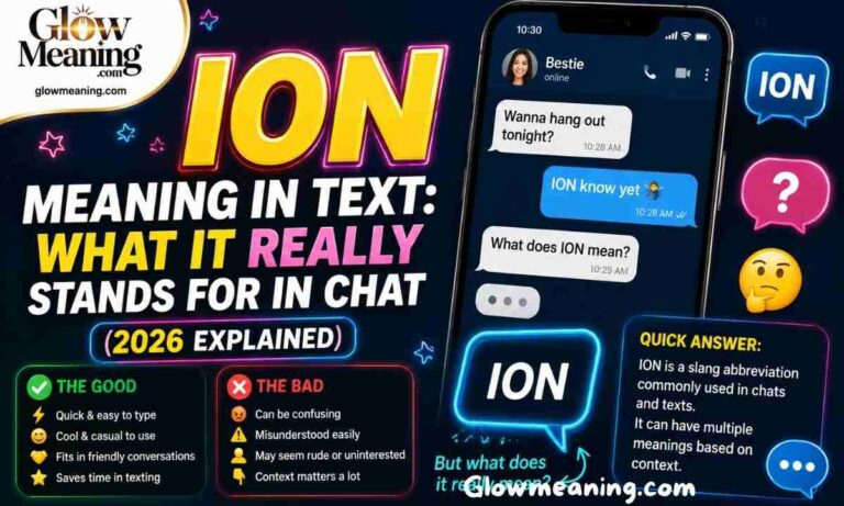 ION Meaning in Text