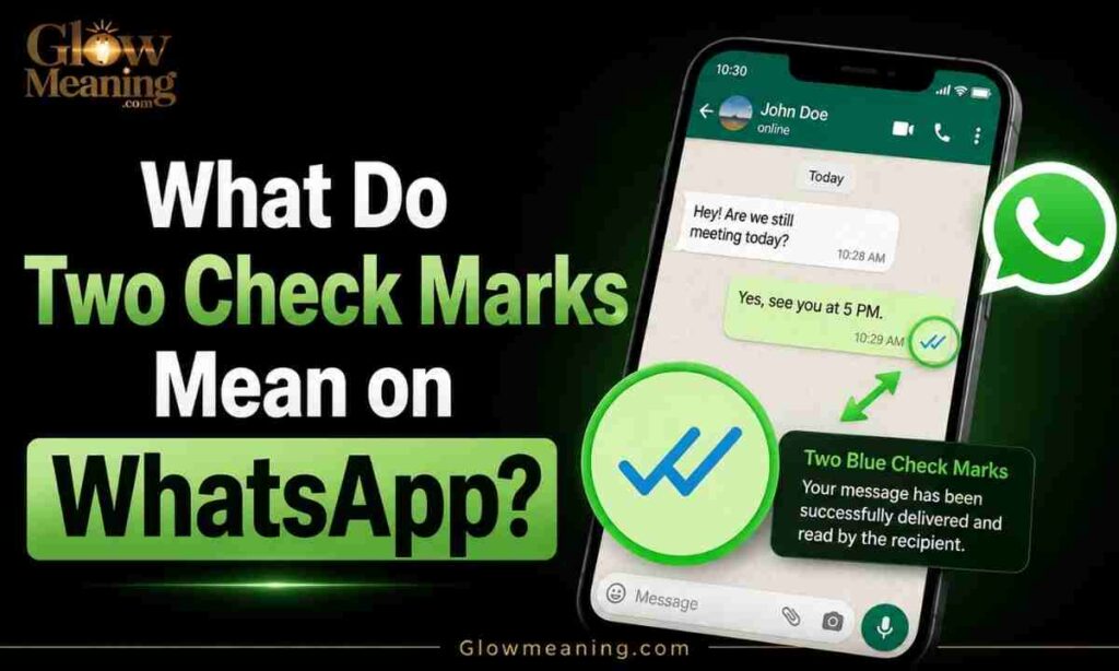 What Do Two Check Marks Mean on WhatsApp