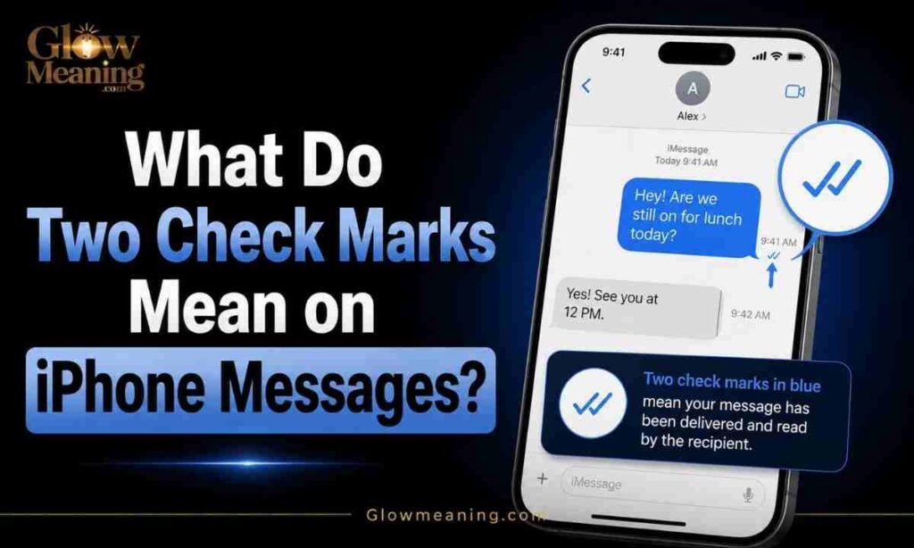 What Do Two Check Marks Mean on iPhone Messages