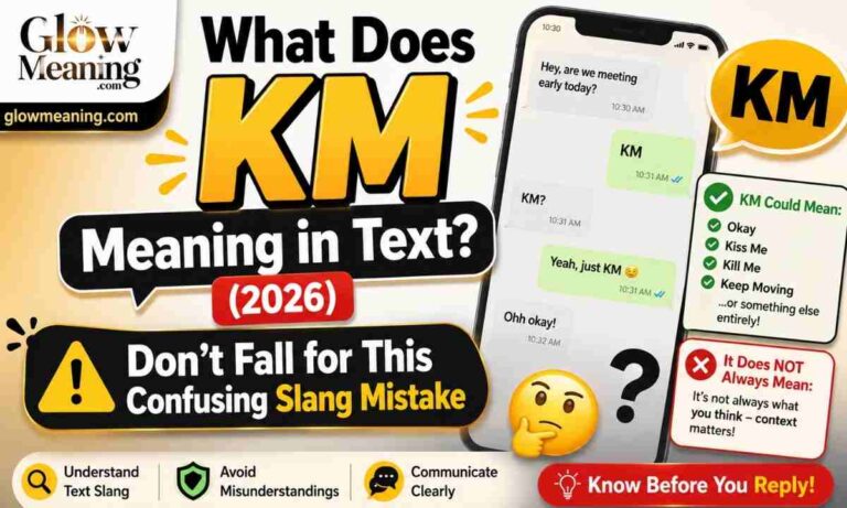 What Does KM Meaning in Text