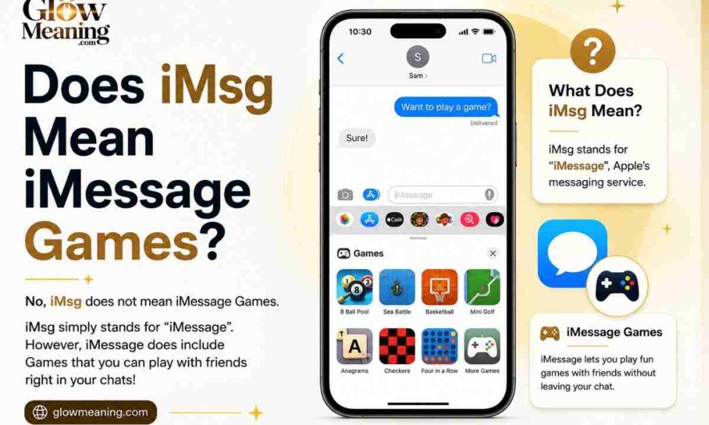 Does iMsg Mean iMessage Games