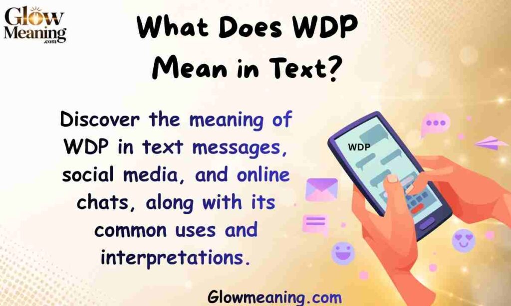 What Does WDP Mean in Text