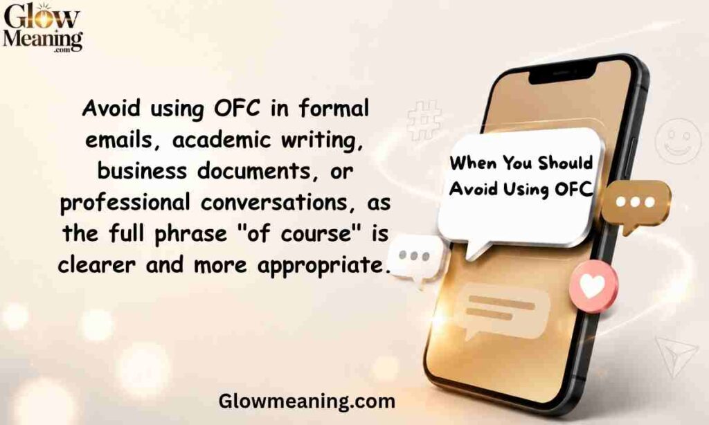 When You Should Avoid Using OFC