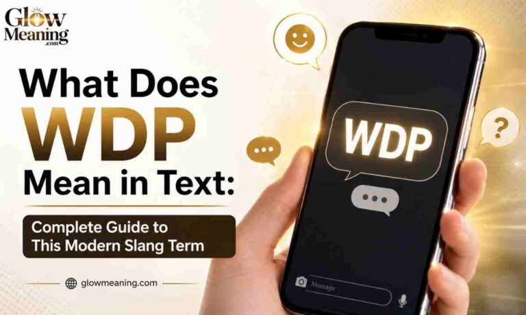 what does wdp mean in Text Complete Guide to This Modern Slang Term