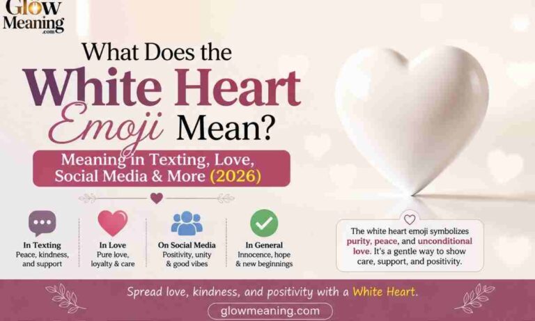 What Does the White Heart Emoji Mean