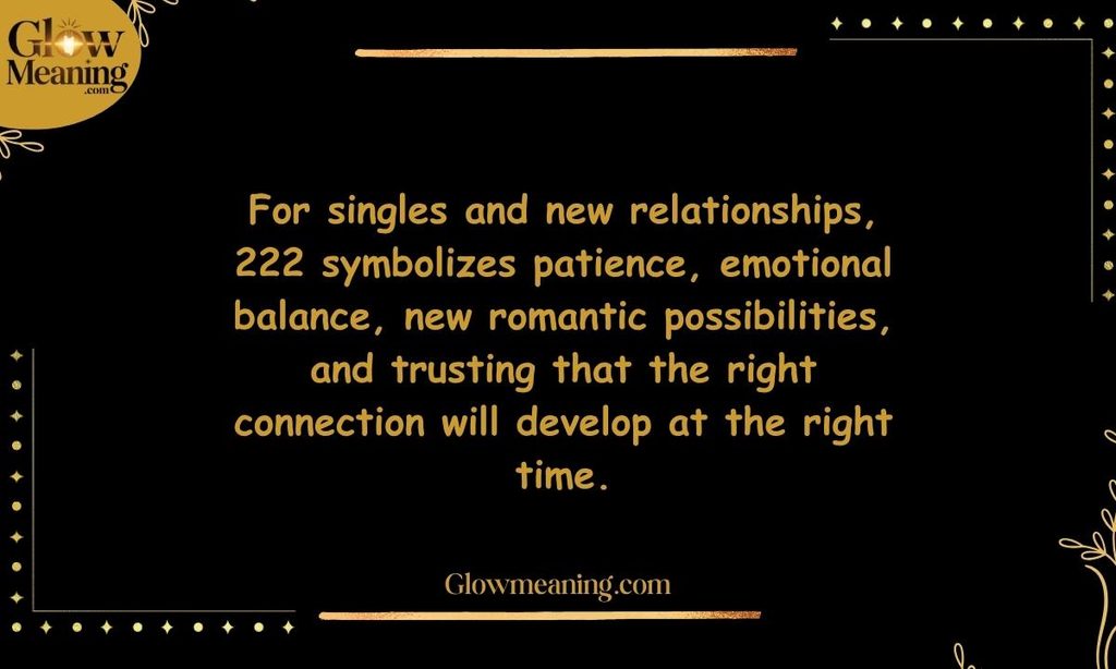 222 Meaning for Singles and New Relationships