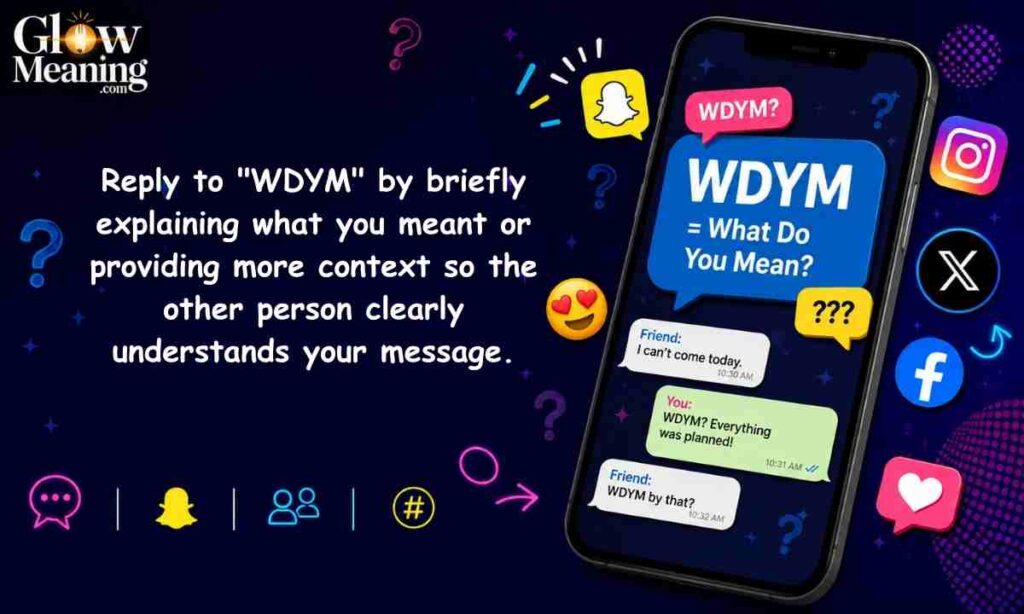 How to Reply When Someone Says WDYM
