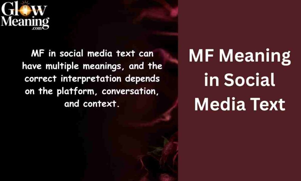 MF Meaning in Social Media Text