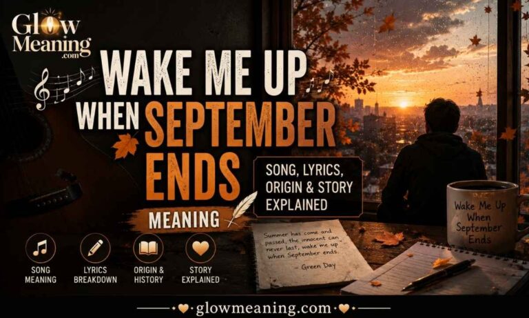 Wake Me Up When September Ends Meaning