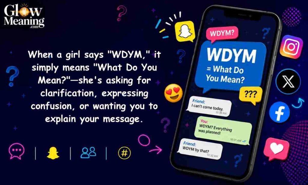 What Does WDYM Mean from a Girl