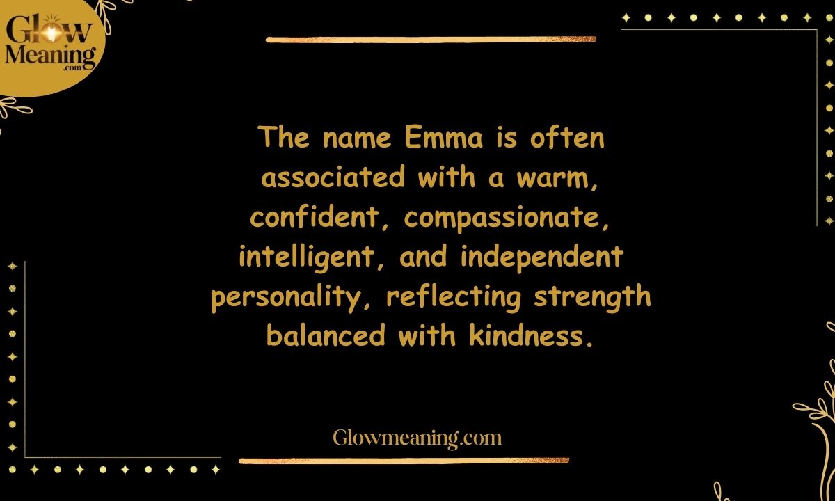 What Personality Is Associated With the Name Emma