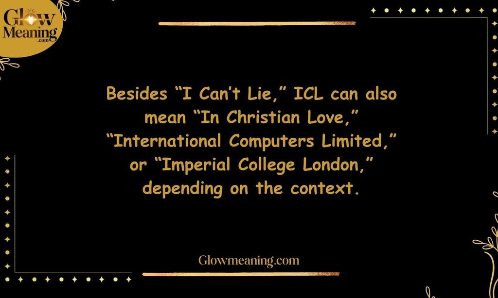 Alternative Meanings of ICL