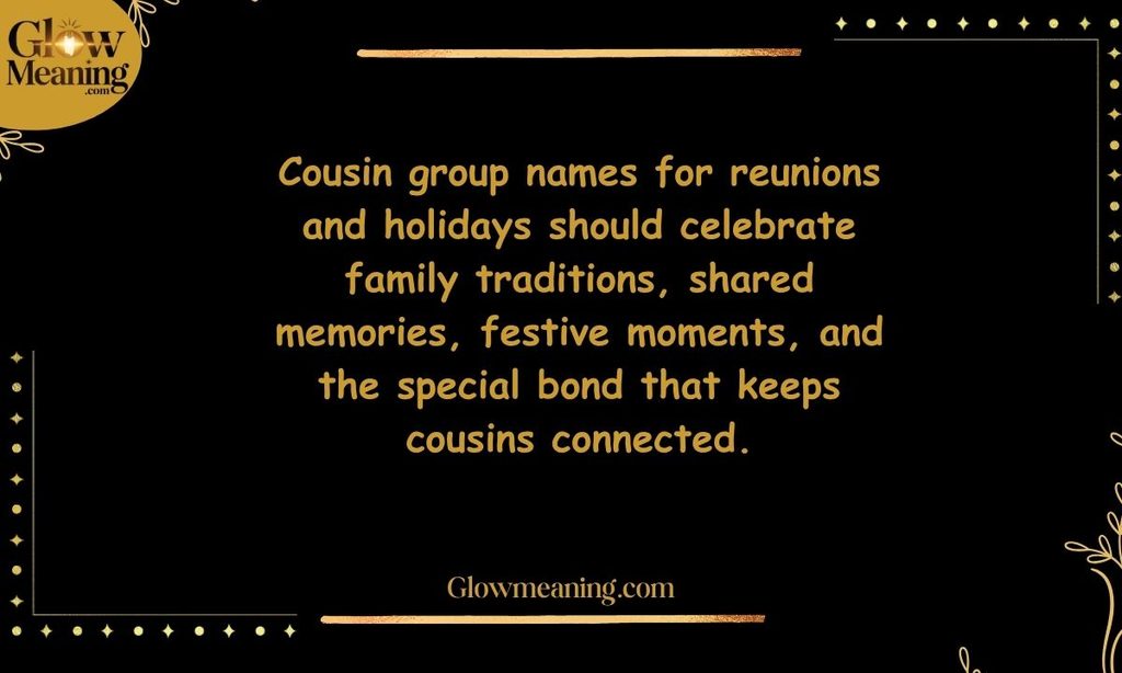 Cousin Group Names for Reunions and Holidays