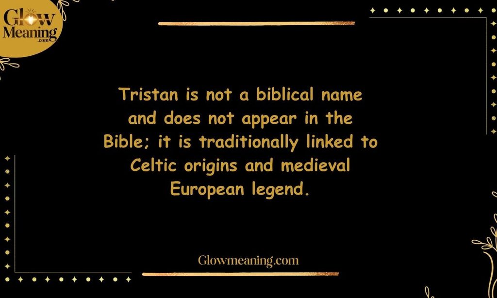 Tristan Meaning in the Bible Is Tristan a Biblical Name